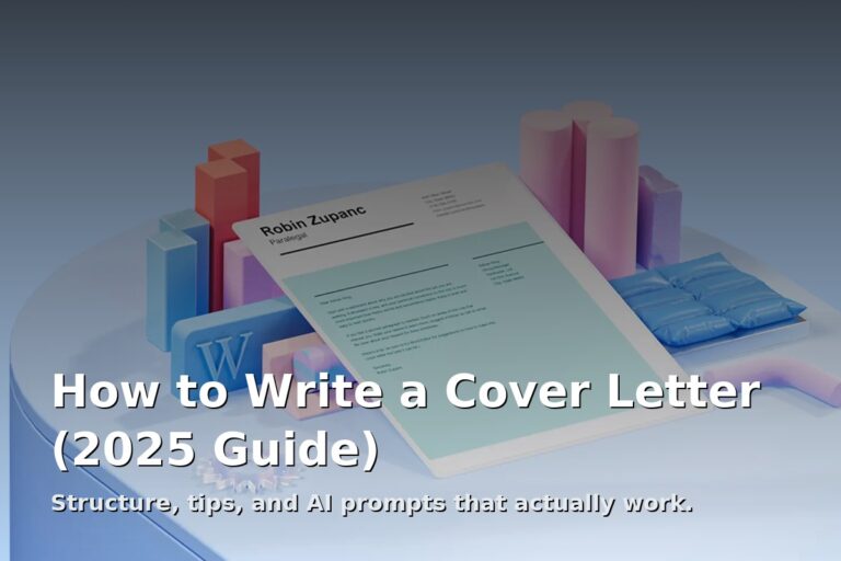 How to Write a Cover Letter in 2025 – Best CV Pro